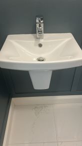 Selling two of these sinks , one with tap and one without