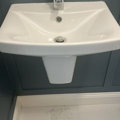 Selling two of these sinks , one with tap and one without
