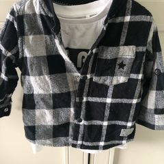 Next monochrome shirt & t shirt combo