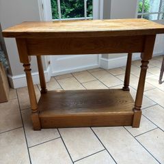 Bespoke Kitchen Island/Butchers Block Solid Oak