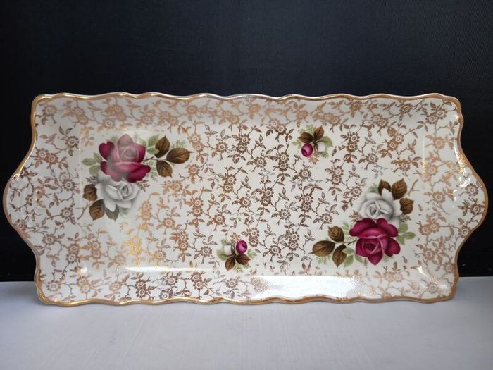 SALE!  Vintage Old Foley James Kent Ltd STAFFORDSHIRE Serving / Sandwich Tray