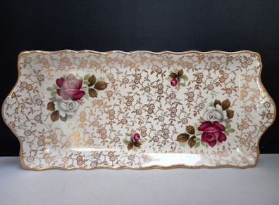 SALE!  Vintage Old Foley James Kent Ltd STAFFORDSHIRE Serving / Sandwich Tray
