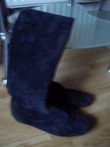 Tall black boots
