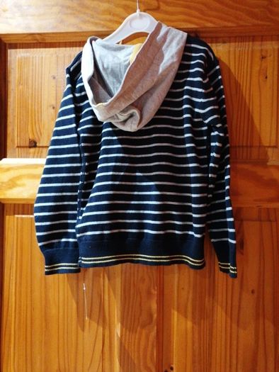Boys Navy Stripe Jumper