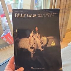 Billie eilish sheet music piano vocal guitar , when we all fall asleep where do we go