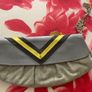 Red or Dead Grey and Yellow Heels with matching bag Image 2