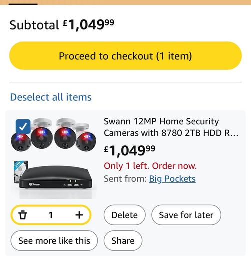 Swann Professional 12MP NVR security system