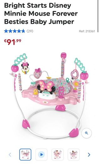 Mamas and Papas Bouncer and Mini Mouse Jumper