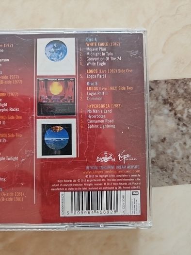 Tangerine Dream 4CD Boxset - The Virgin Years 1977-1983