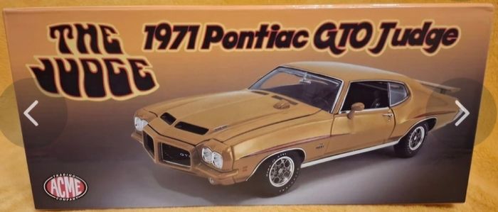 Pontiac - Gto Judge Coupe 1971 - Acme - New In Box - 1/18