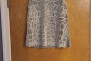 Savida Sorbet Sleeveless Lace Knit &amp; Lace  Top.   Size- L- 16. B.N.W.T.