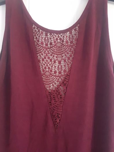 Maroon Bodysuit (Stradivarius XS)