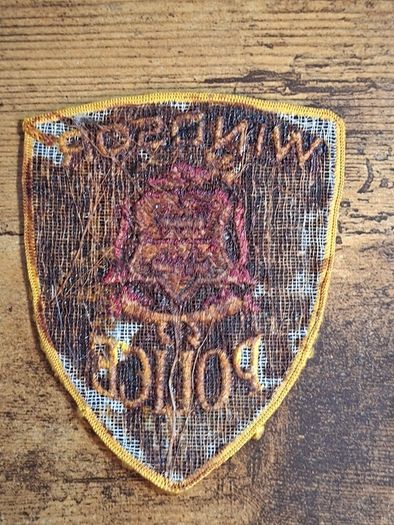 Vintage Windsor Police, Ontario Canada, Shoulder Badge, obsolete - free standard postage