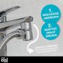 EISL DX25W Bidet Shower with Tap Adapter Image 4