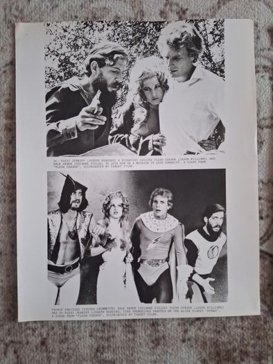 1980 Flash Gordon Pressbook and photos