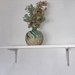 Ikea White Shelf with Brackets
