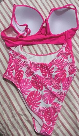 pink swimsuit