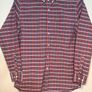 Uniqlo Mens Size Large Red Check Pattern Long Sleeve Shirt Image 2