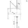 Emuca - pull down wardrobe rail lift, adjustable width 600-830mm Image 3