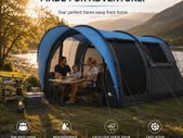 4 Person Family Tunnel Tent with Canopy