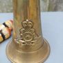 Vintage Brass Military Bugle Image 3