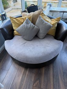 swivel armchair large