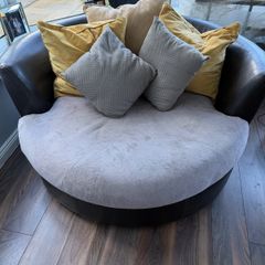 swivel armchair large