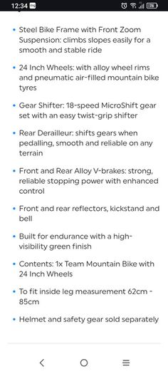 Mountain bike