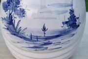 Vintage-style ceramic flowerpot