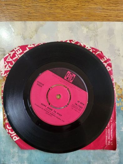 Dickie Rock Come Back To Stay 1966 Pye Records 7 inch