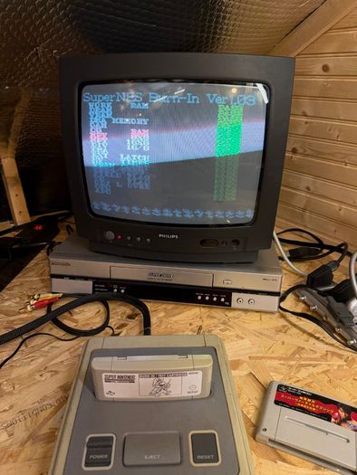 Nintendo Super Famicom Japanese SNES version with game