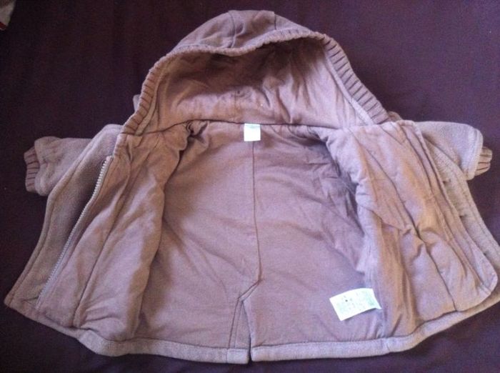 NEXT Gorgeous Boys Beige Jacket "as new" 3-6mts/upto 18lbs)