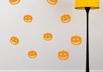 Pumpkin Halloween Wall Sticker, Jack-o-Lateran, Wall Decals for Halloween