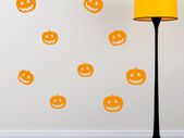 Pumpkin Halloween Wall Sticker, Jack-o-Lateran, Wall Decals for Halloween
