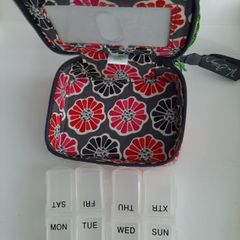 Vera Bradey travel pill case