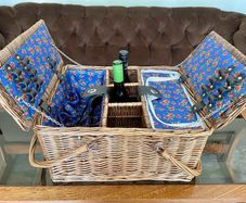 Forest Walk Wicker Picnic Basket