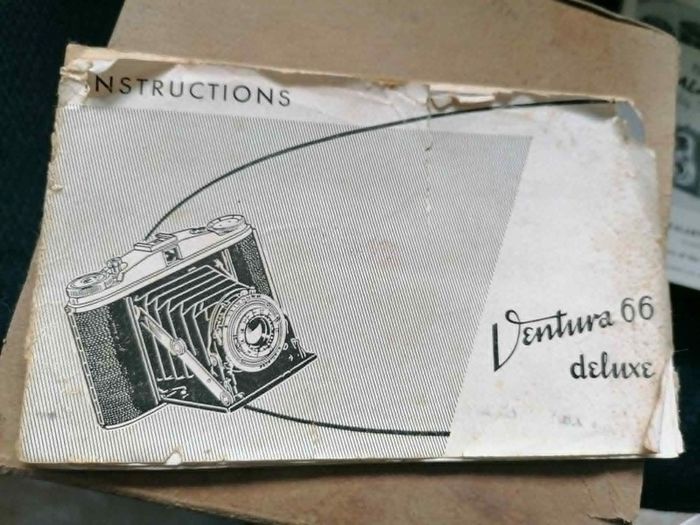 Vintage Agfa Isolette II 120 Folding Camera + Original Manual