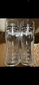 bulmers pint set of 4 glasses