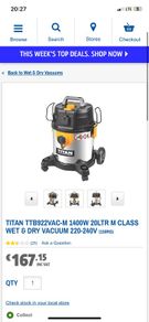 Titan Wet & Dry Vacuum