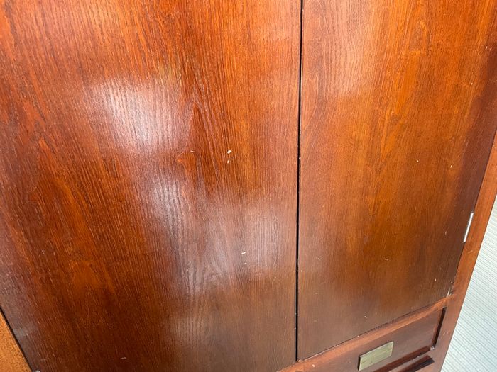 Solid Wood Double Wardrobe with Drawers- 2nd hand