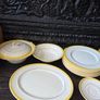 Hand Painted Myott 18 piece dinner set Image 2