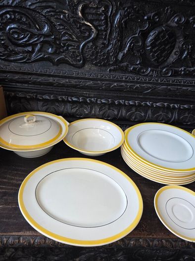 Hand Painted Myott 18 piece dinner set