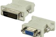 Brand New Male DVI to Female VGA Adapter Video Converter 24+5 DVI-I