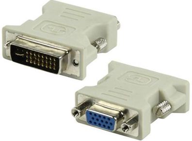 Brand New Male DVI to Female VGA Adapter Video Converter 24+5 DVI-I