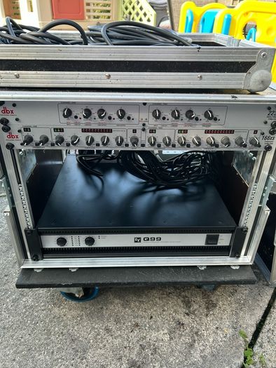 EV Q99 Power Amp, dbx 3-way crossover & dbx 166xs compressor