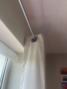 66x72 Dove grey blackout curtains