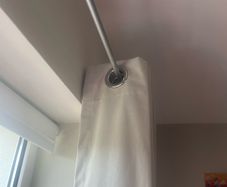 66x72 Dove grey blackout curtains