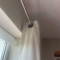 66x72 Dove grey blackout curtains