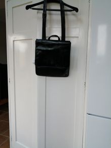 Hi design Black M/F Leather Bag