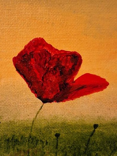Oil on panel board